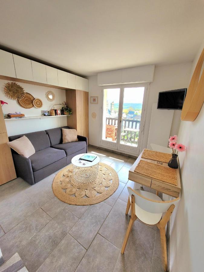 M2M Studio Magnifique Vue Mer - Avec Balcon - Les Pieds Dans L Eau! Blonville-sur-Mer Eksteriør billede