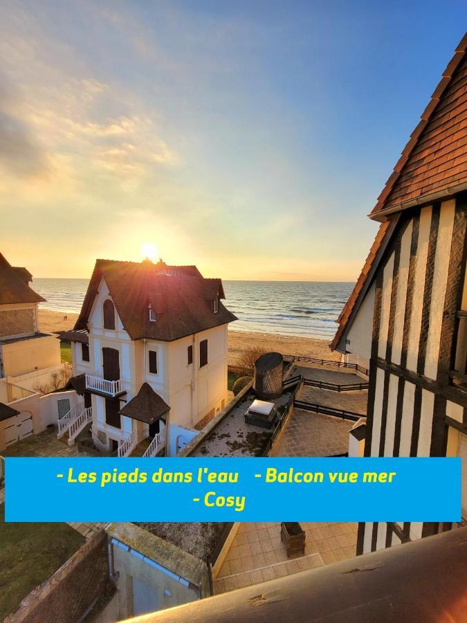 M2M Studio Magnifique Vue Mer - Avec Balcon - Les Pieds Dans L Eau! Blonville-sur-Mer Eksteriør billede
